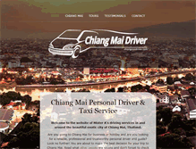 Tablet Screenshot of chiangmaidriver.com